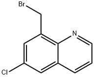 8-(溴甲基)-6-氯喹啉,87293-40-1,结构式