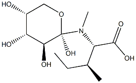 FRUCTOSE-ISOLEUCINE (MIXTURE OF DIASTEREOMERS), 87304-79-8, 结构式