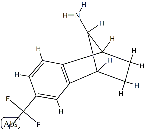 9-amino-6-trifluoromethylbenzonorbornene,87405-61-6,结构式