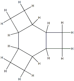 (1α,2α,5α,6α,9α,10α)-Tetracyclo[8.2.0.02,5.06,9]dodecane,87422-12-6,结构式