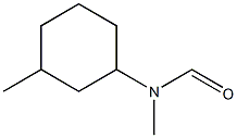 Formamide,  N-methyl-N-3-methylcyclohexyl-  (5CI) Structure