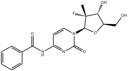 N-(1 - ((2R,3R,4R,5R)-3-氟-4-羟基-5-(羟甲基)-3-甲基四氢呋喃-2-,874638-98-9,结构式