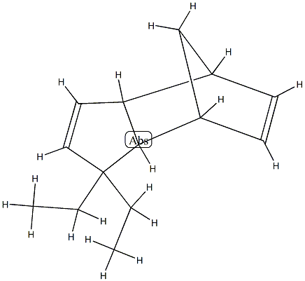 ジエチルジシクロペンタジエン, 異性体混合物 化学構造式