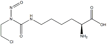 N-(2-chloroethyl)-N-nitrosocarbamoyl-omega-lysine,87494-15-3,结构式