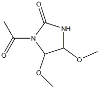 2-Imidazolidinone  1-acetyl-,  4,5-dimethoxy-  (7CI) 结构式