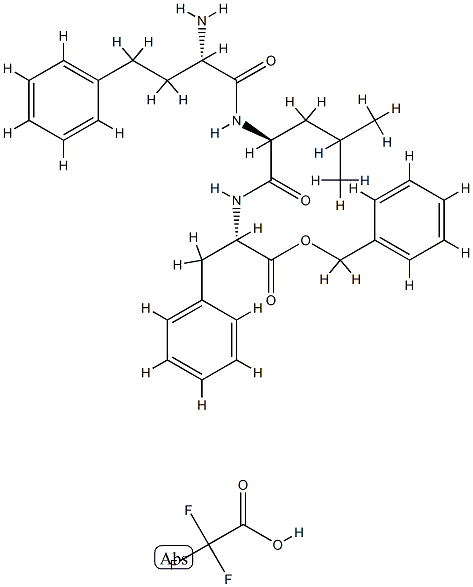 (S)-2-((S)-2 - ((S)-2-氨基-4-苯基丁酰氨基)-4-甲基戊酰氨基)-3-苯基丙, 875309-83-4, 结构式