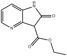 4-Aza-2-oxindole-3-carboxylic acid ethyl ester,87592-14-1,结构式