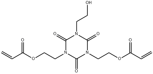 异氰脲酸双(丙烯酰氧乙基)酯 结构式