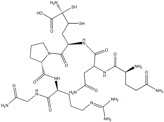 argipressin (4-9) 结构式