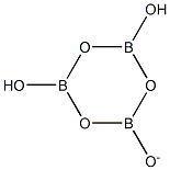 Borate  (B3O63-),  dihydrogen  (9CI) 结构式
