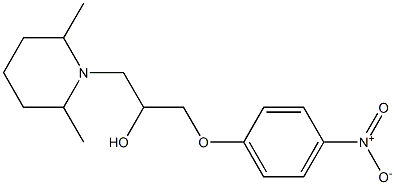 87645-65-6 1-(2,6-dimethyl-1-piperidinyl)-3-{4-nitrophenoxy}-2-propanol