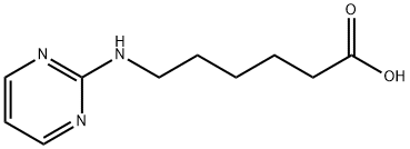 6-(pyrimidin-2-ylamino)hexanoic acid Structure