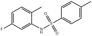 N-(5-氟-2-甲基苯基)-4-甲基苯磺酰胺,876555-60-1,结构式