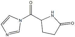 1H-Imidazole,1-[(5-oxo-2-pyrrolidinyl)carbonyl]-(9CI) Structure