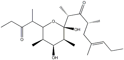 87758-52-9 (2S)-Tetrahydro-3β,5β-dimethyl-2α-[(1R,3R,5E)-1,3,5-trimethyl-2-oxo-5-octenyl]-6-[(1S)-1-methyl-2-oxobutyl]-2H-pyran-2β,4β-diol