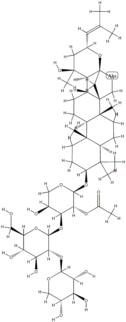 蛇藤皂苷, 87834-09-1, 结构式