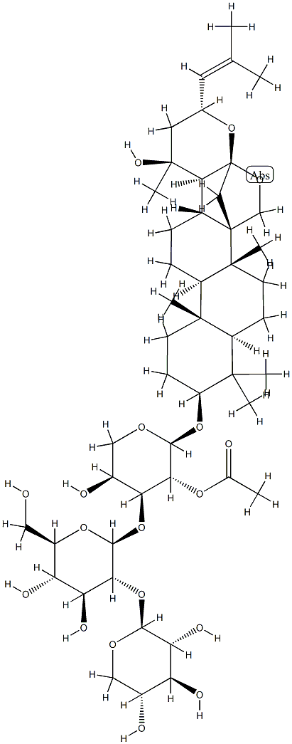 蛇藤皂苷,87834-09-1,结构式