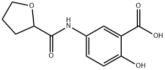 2-hydroxy-5-[(tetrahydrofuran-2-ylcarbonyl)amino]benzoic acid,878437-81-1,结构式