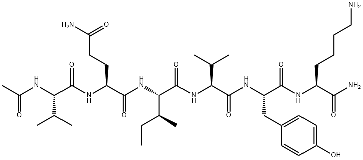 Acetyl-PHF6 amide Structure