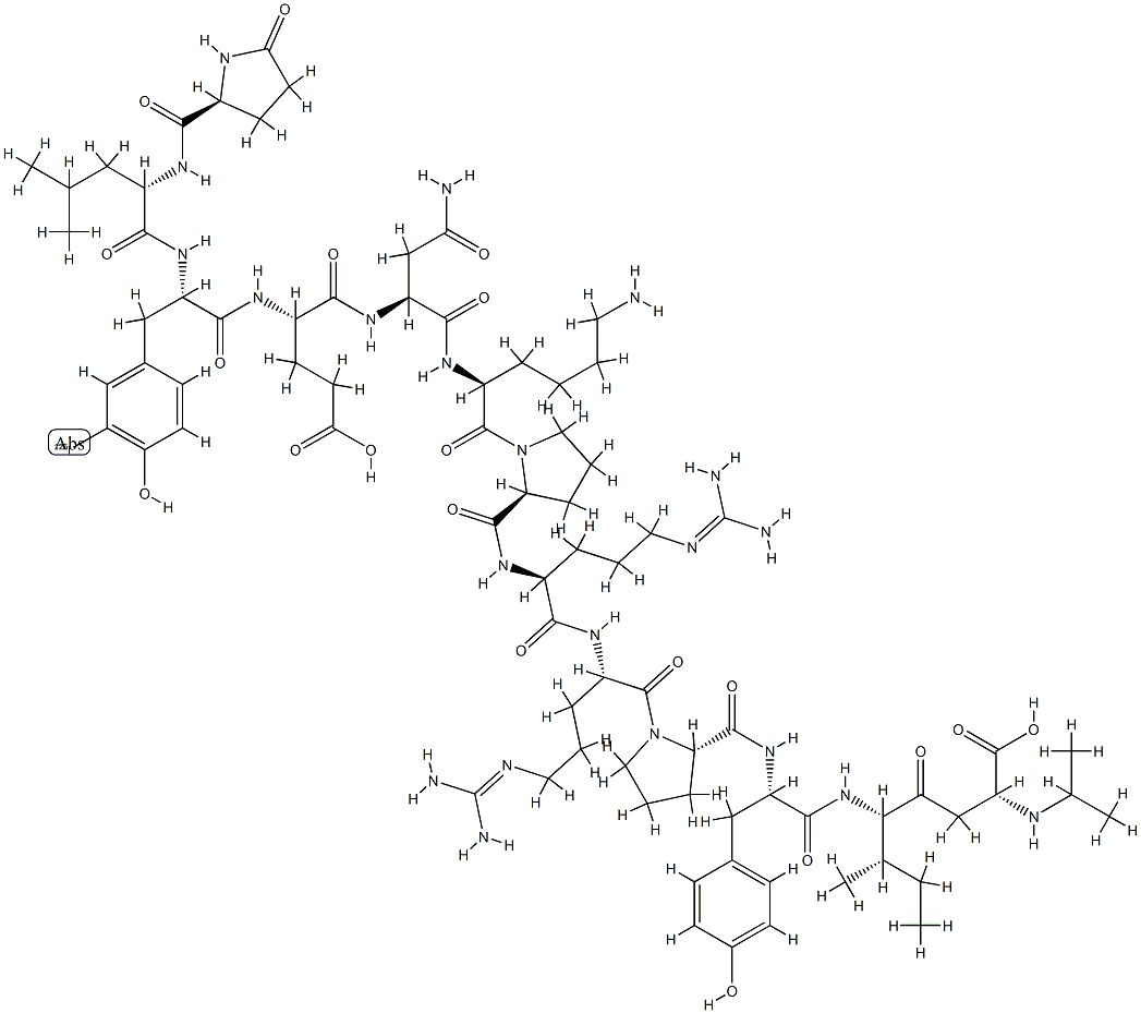 neurotensin, iodo-Tyr(3)- Structure