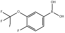 (4-fluoro-3-(trifluoromethoxy)phenyl)boronic acid(WXFC0723) Struktur