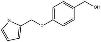 4-(噻吩-2-基甲氧基)苯基]甲醇,881447-91-2,结构式