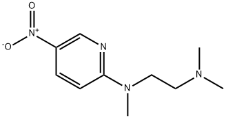 N-[2-(dimethylamino)ethyl]-Nmethyl-N-(5-nitro-2-pyridinyl)amine Struktur