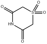 1,1-Dioxide-3,5-thiomorpholinedione 结构式