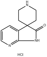 spiro[piperidine-4,3'-pyrrolo[2,3-b]pyridin]-2'(1'H)-one dihydrochloride Struktur