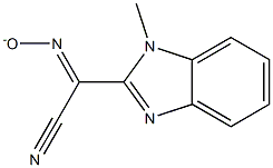 2-[cyano(oxidoimino)methyl]-1-methyl-1H-benzimidazole,884234-52-0,结构式