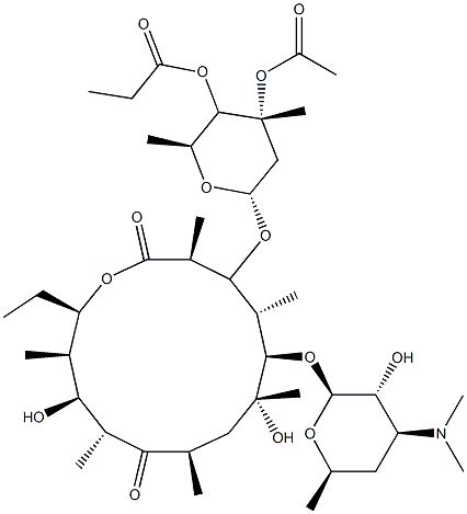 3'-O-Demethyl-3'-O-acetyl-4'-O-propanoyl-12-deoxyerythromycin|