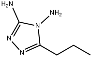 4H-1,2,4-Triazole-3,4-diamine,5-propyl-(9CI),88512-68-9,结构式