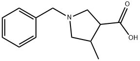 1-BENZYL-4-METHYL-PYRROLIDINE-3-CARBOXYLIC ACID(WX191684) Structure
