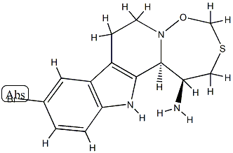 88704-55-6 (1S)-10-Bromo-1,2,7,8,13,13bβ-hexahydro[1,6,2]oxathiazepino[2',3':1,2]pyrido[3,4-b]indol-1α-amine