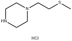 1-[2-(メチルチオ)エチル]ピペラジン二塩酸塩 化学構造式