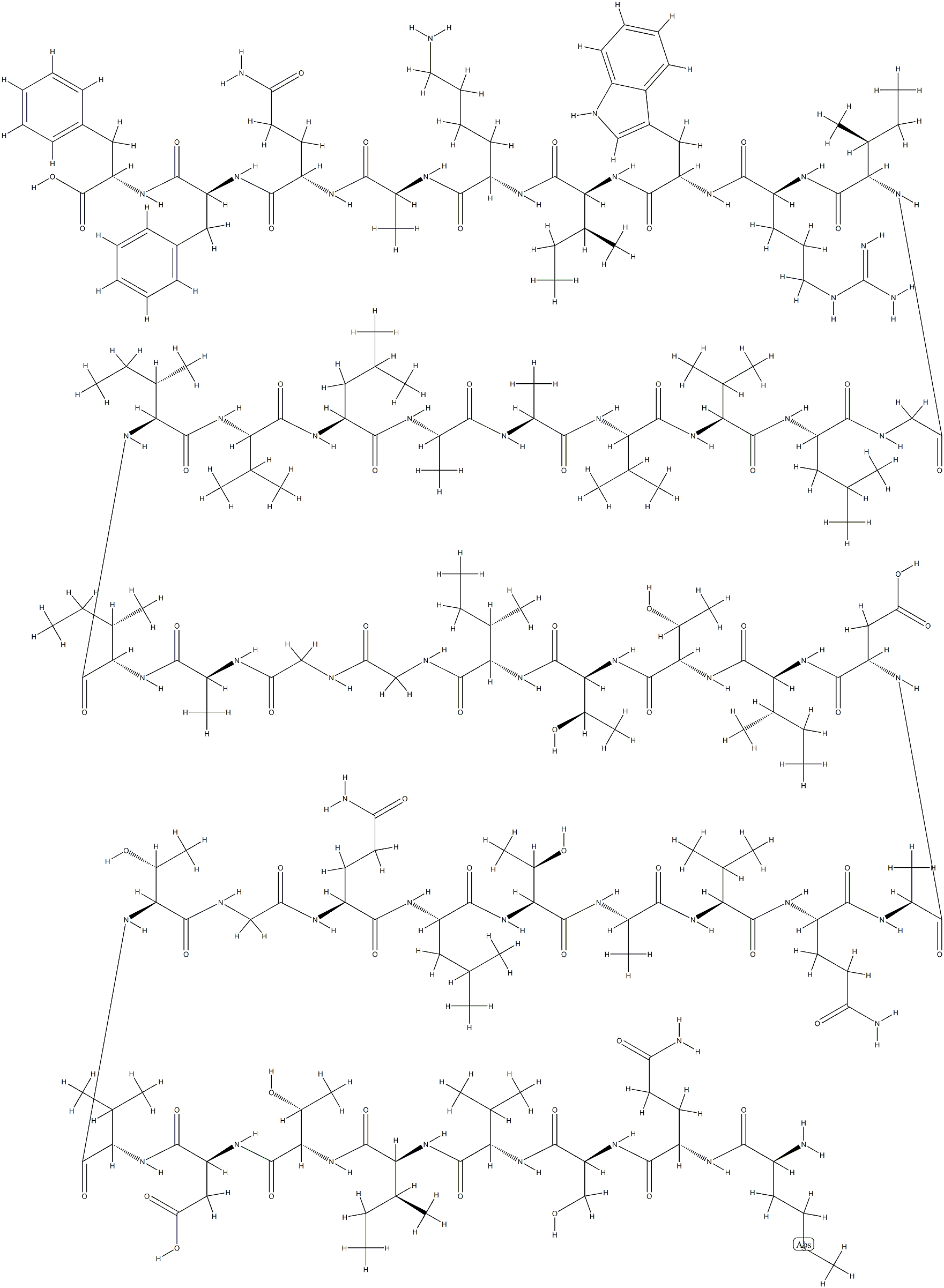 Pf3 coat protein 化学構造式