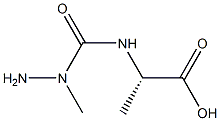 L-Alanine,N-[(1-methylhydrazino)carbonyl]-(9CI) 结构式