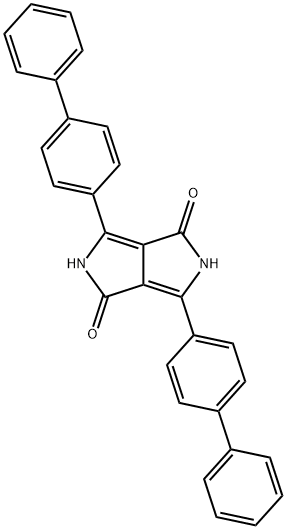 3，6-ジビフェニル-4-イルピロロ［3，4-c］ピロール-1，4（2H，5H）-ジオン 化学構造式