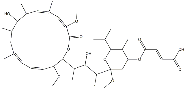 19-O-Methyl-2-demethyl-2-methoxy-24-methylhygrolidin Struktur