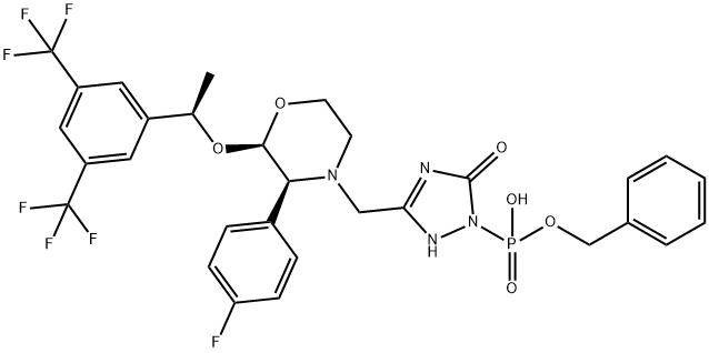 Fosaprepitant Benzyl Ester  Struktur
