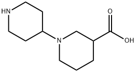 1,4'-bipiperidine-3-carboxylic acid(SALTDATA: 2HCl) Structure