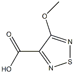 1,2,5-Thiadiazole-3-carboxylicacid,4-methoxy-(7CI,9CI) Struktur