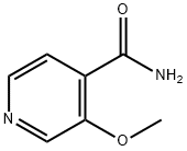3-甲氧基吡啶-4-甲酰胺 结构式