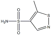 4-Isothiazolesulfonamide,5-methyl-(7CI) 结构式