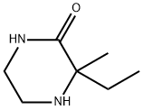 3-乙基-3-甲基哌嗪-2-酮,890926-67-7,结构式
