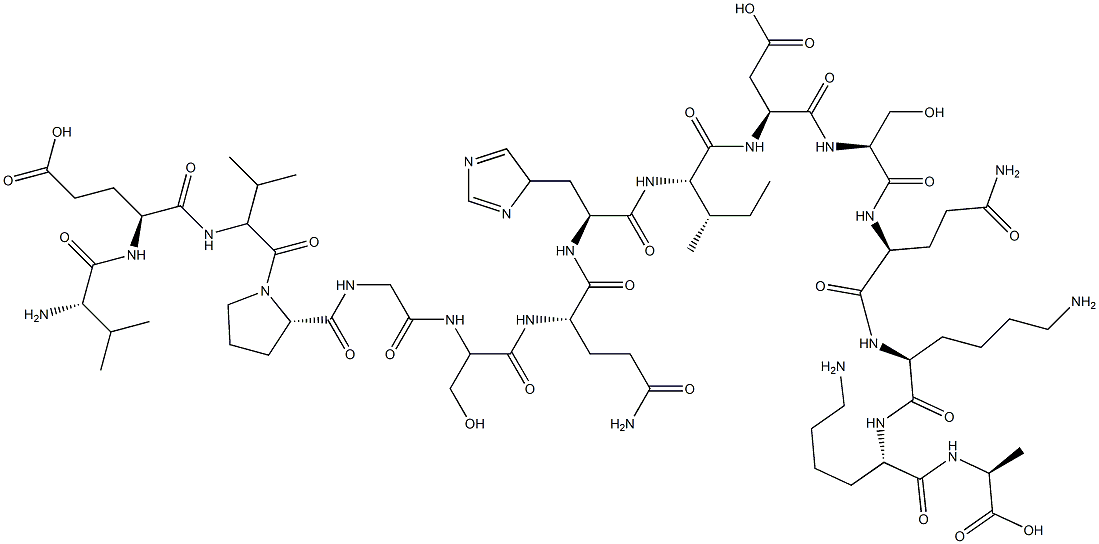 cholera toxin, B subunit (50-64) 结构式