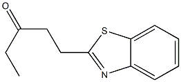 3-Pentanone,1-(2-benzothiazolyl)(7CI) 结构式