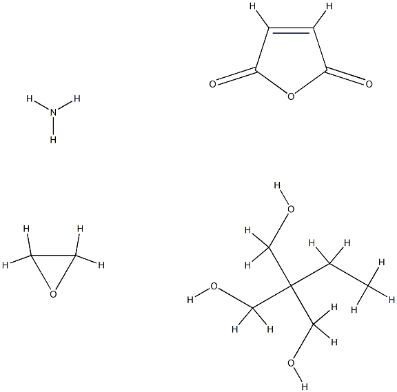 2,5-Furandione, polymer with 2-ethyl-2-(hydroxymethyl)-1,3-propanediol and oxirane, ammonium salt|2,5-呋喃二酮与2-乙基-2-(羟甲基)-1,3-丙二醇和环氧乙烷的聚合物铵盐
