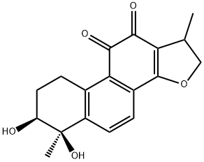 15,16-Dihydrotanshindiol B 化学構造式