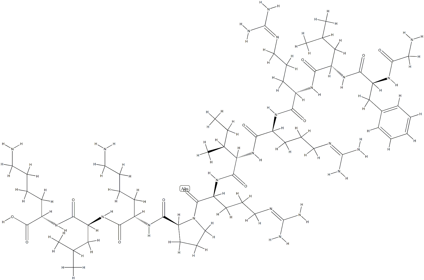dynorphin (3-13) 结构式